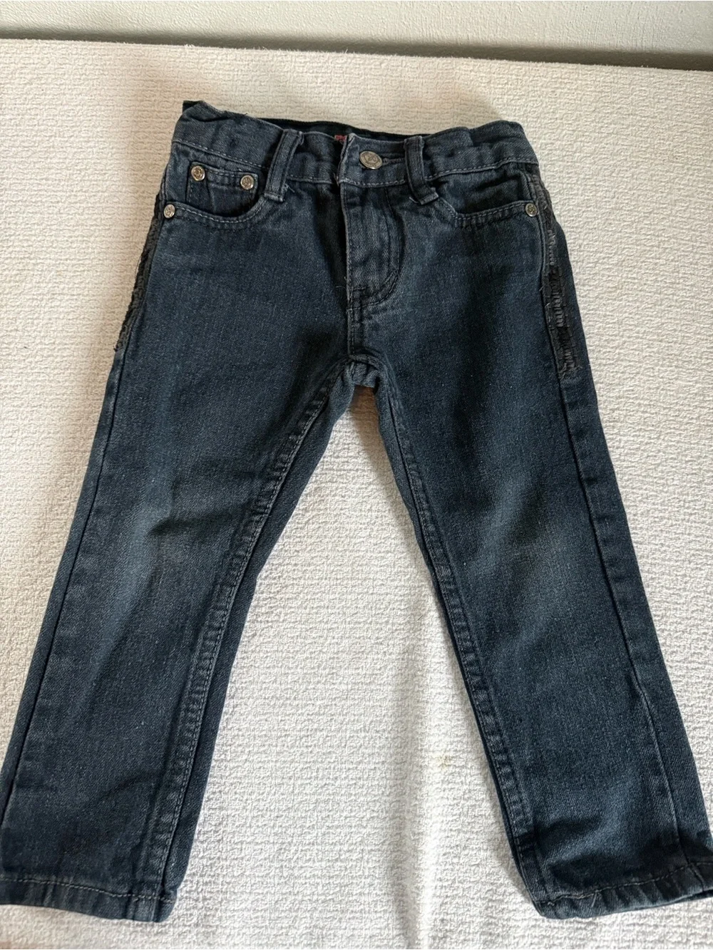 Kids Chains Dark Denim Jeans